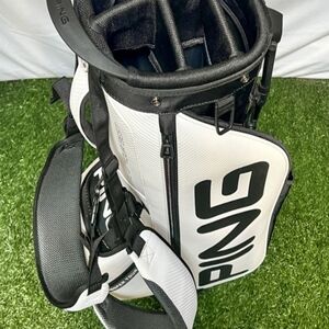 PING Black and White Golf Bag